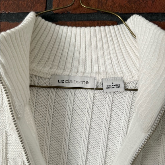 Liz Claiborne Cable Knit Pullover - Picture 4 of 4